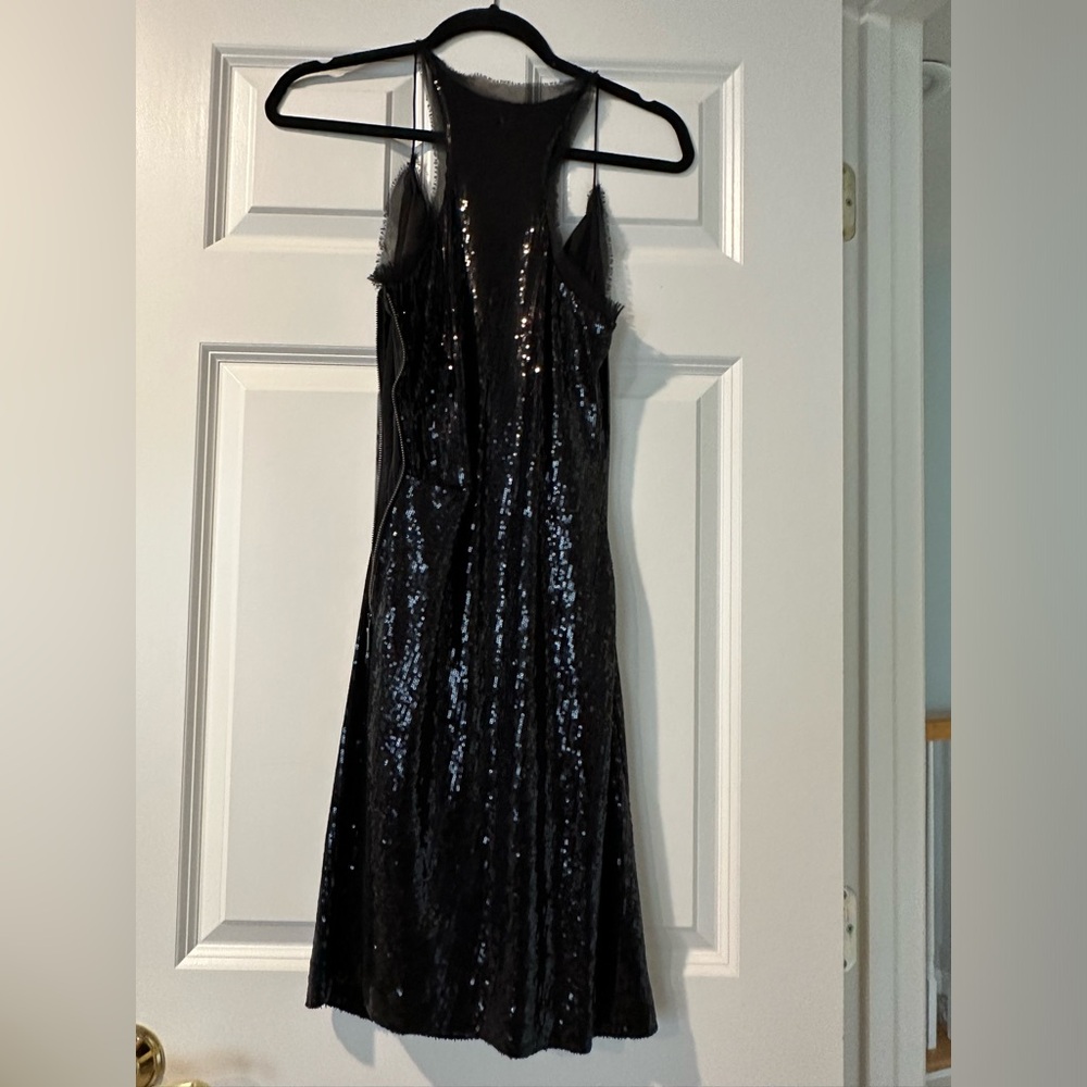 Nicole Miller beaded sequence dress